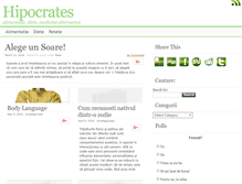 Tablet Screenshot of hipocrates.ro